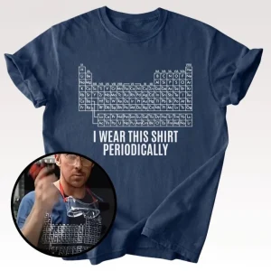 Dr Grace's Periodic Table Shirt Project Hail Mary Tshirt Jazz Hands I Wear This Shirt Periodically Funny Amaze Graphic T Shirts