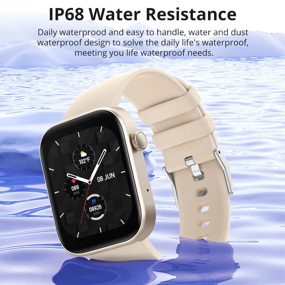 COLMI P71 Smartwatch for Men And Women with Voice Calling Health Monitoring IP68 Waterproof Smart Notifications Voice Assistant - الصورة 6