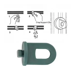 50 Pack Green/Black Plastic Greenhouse Hanging Hooks Plant Flower Hanger Clips Garden Accessories Fastener Tied Buckle