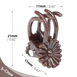 10-200PCS Plastic Plant Support Clips Orchid Stem Clip for Vine Support Vegetable Flower Tied Bundle Branch Clamping Garden Tool
