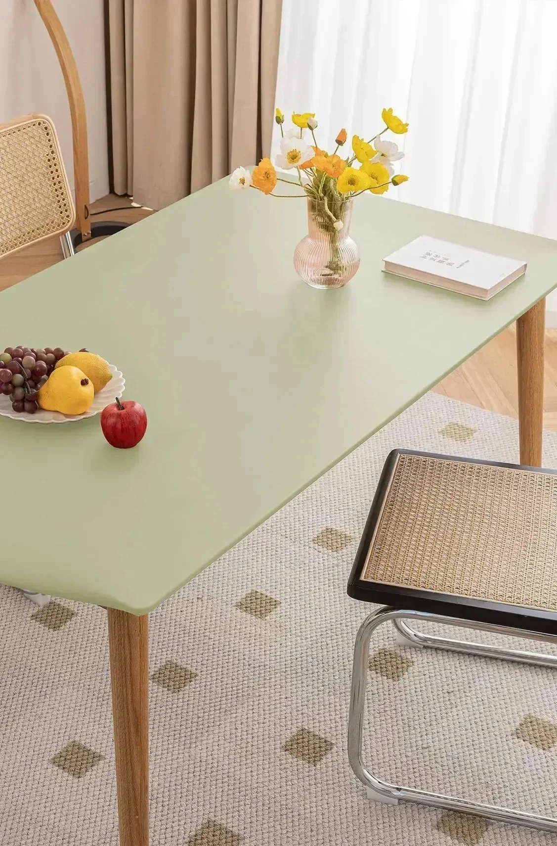 1PC Leather Elastic tablecloth Custom Square Round Table cover Waterproof dinning table cloth Protector Desk mat - Image 10