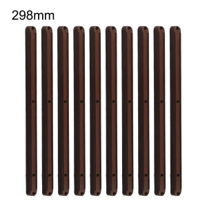 10pcs Draw Rail Plastic Drawer Slides 180/235/298mm Draw Runners Replacement Wardrobe Guide Rail Furniture Hardware