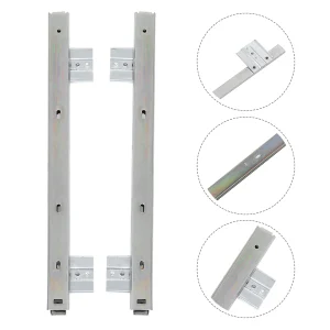 1 Pair Heavy-Duty Keyboard Tray Slide-Out Stand For Office Computer Desk With Adjustable Rails Slides Smooth