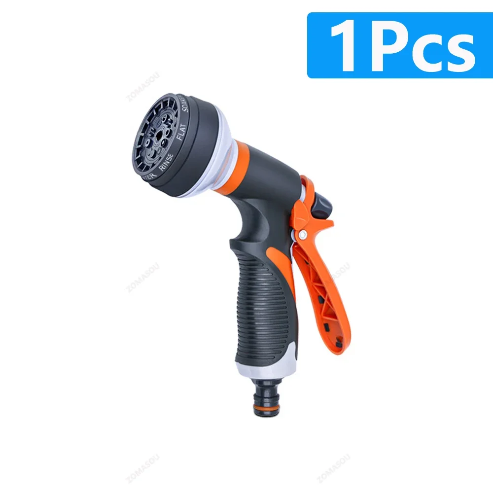 1-5Pc Garden Watering Gun 8 Modes High Pressure Sprayer Adjustable Irrigation Watering Nozzle Plant Lawn Yard Watering Sprinkler - الصورة 7