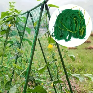 Heavy-Duty Garden Trellis Netting for Climbing Plants - Ideal for Cucumbers, Vines & Tomatoes, UV-Stabilized Polyethylene, 179.9