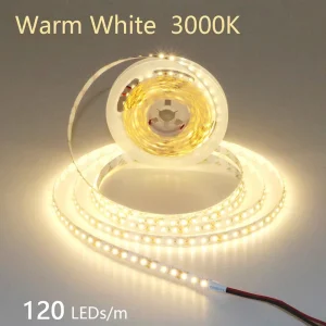 24V 12V LED Strip 2835 120LEDs/m Home Lamp Strip Pink Red Ice Blue Green Golden Yellow Orange Flexible Waterproof Soft Lamp Bar