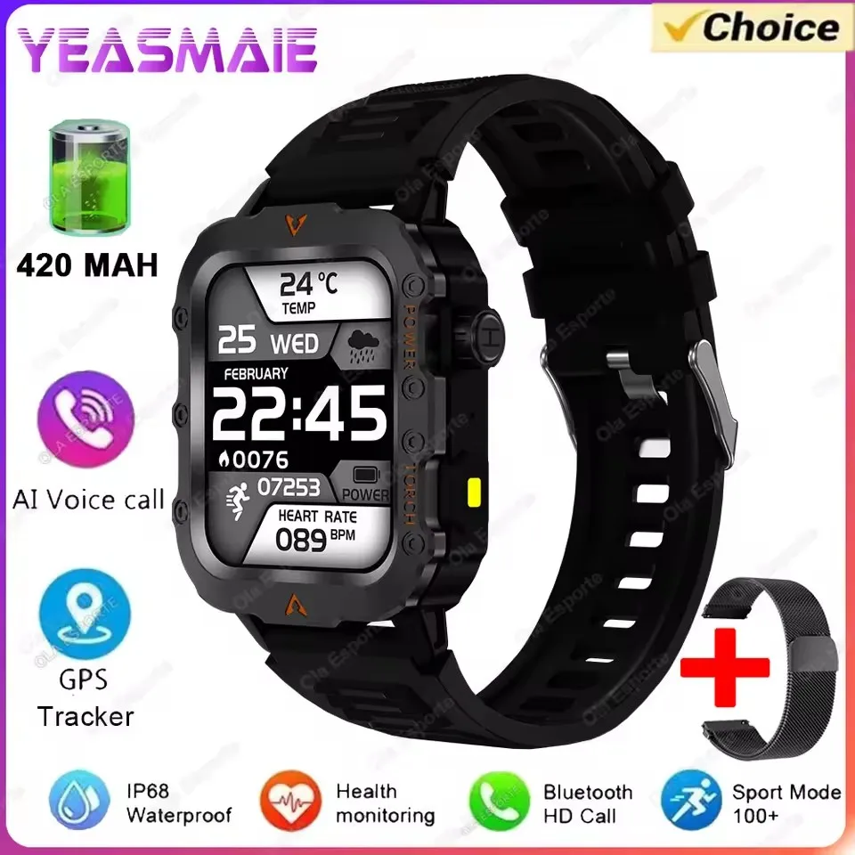 SmartWatch Men Militray Outdoor Sport GPS Fitness Tracker Heart Rate Smart Watch Waterproof New - Image 11