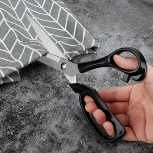 10 Inch Stainless Steel Tailor Shears for Fabric Leather Cutting Professional Sewing Craft DIY Apparel Making Tool Accessory