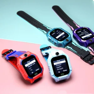 KGG Q19 Kids Smart Watch for Sim Card Smartwatch for Children Sos Call Phone Camera Voice Chat Photo Boy Girl Gift Color Screen