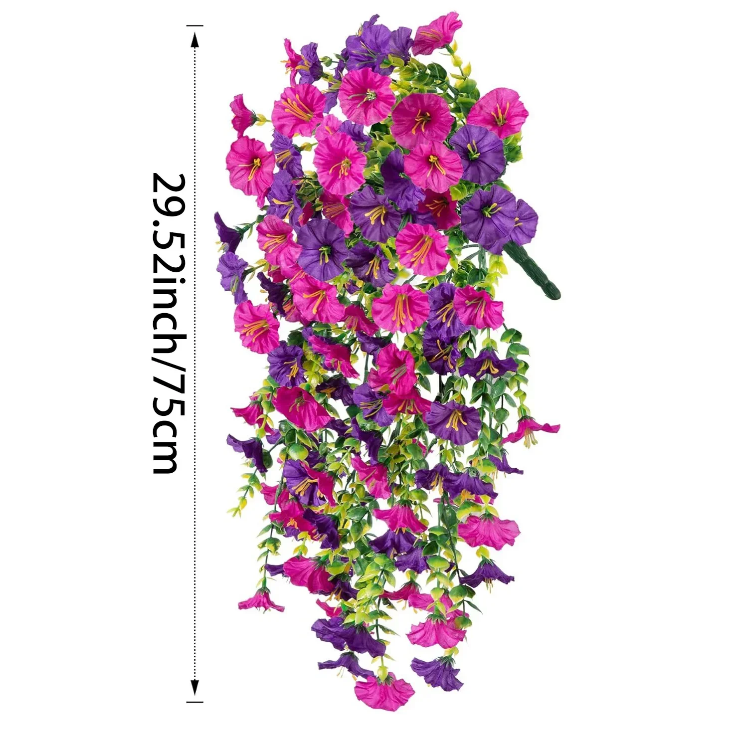 Artificial Flower New Artificial Hanging Flowers and Plants Easter Decoration 2025 UV-resistant and Realistic Room Decor Wedding - Image 7