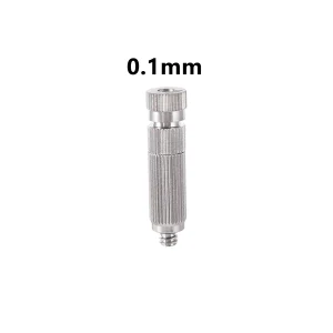 50Pcs High Pressure Garden Water Misting Nozzles With Filter Inside 0.1mm~0.5mm For Patio Garden Agriculture Cooling Humidify
