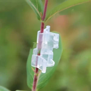 100Pcs Plastic Seeding Grafting Clip Plant Support Clips Grafting Clamp Vine Fixing Clips Tomato Clip Plant Stand Grafting Tools