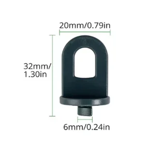 50 Pack Green/Black Plastic Greenhouse Hanging Hooks Plant Flower Hanger Clips Garden Accessories Fastener Tied Buckle