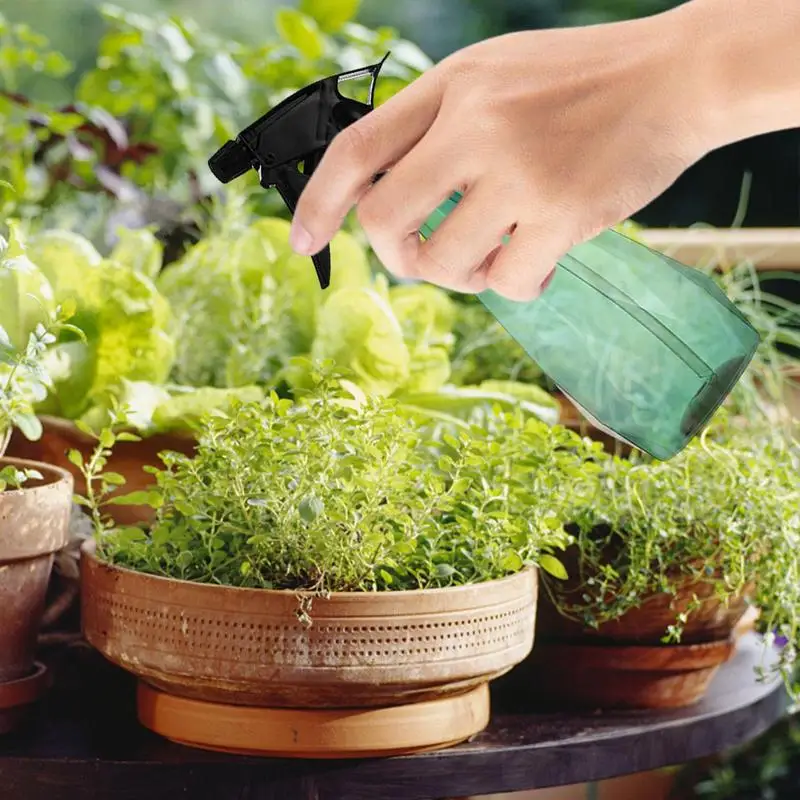 500ml Sprayer Bottle Plant Flower Watering Cans Manual Mist Water Spray Pot Household Garden Watering Irrigation Tools - الصورة 5