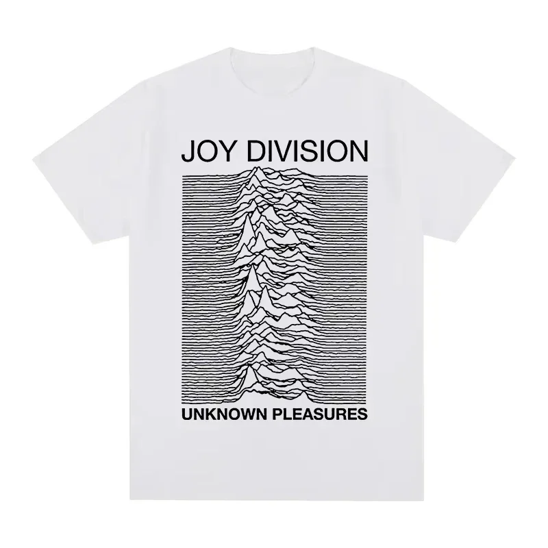 Joy Division Creative Line Print Summer High Quality 100% Cotton Casual Comfortable Men's T-Shirt Trendy Street Women Clothing