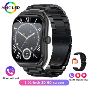2026 New Bluetooth Call Smart Watch Women Customisable Dials Waterproof Sports Fitness Tracker Fashion Ladies' Smartwatch+Box