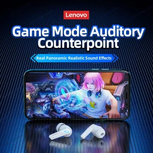 Lenovo Bluetooth Wireless Headphones Built In Microphone USB Type C Charging Port Noise Isolating Comfortable Over Ear Headset C