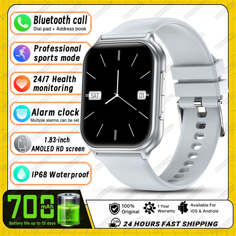 2026 New Smart Watch Outdoor Sports Fitness Men Women Heart Rate GPS Track IP68 Waterproof Bluetooth Call Smartwatch Fro Xiaomi - Image 12