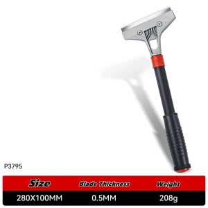 Portable Aluminum Alloy Cleaning Shovel Knife Wallpaper Paint Tiles Flooring Scraper Remover With SK-5 Blade Home Cleaning Tools