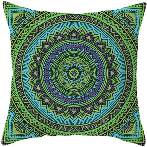 Mandala Print Square Pillowcase Home Decor Car Sofa Cushion Cover