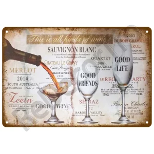 Vintage Home Decor Whiskey Metal Sign Plaque Pub Retro Alcohol Tin Sign Beer Wall Art For Bar Pub Club Man Cave Decorative Plate