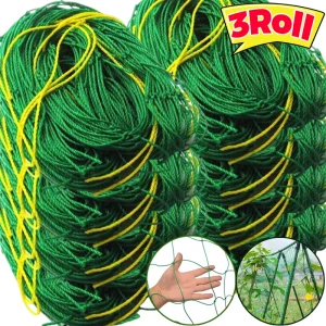 Garden Plant Climbing Nets Heavy-Duty Polyester Grow Net Square Grid Garden Trellis Meshs Vine Grow Brackets Home Garden Tools