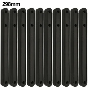 10pcs Draw Rail Plastic Drawer Slides 180/235/298mm Draw Runners Replacement Wardrobe Guide Rail Furniture Hardware