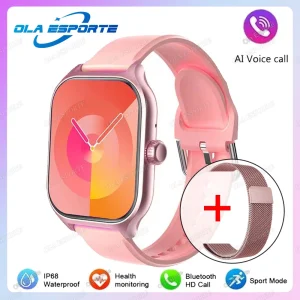 2025 New Smart Watch Women Men Android IOS Phone Bluetooth Call Blood Oxygen Blood Pressure Monitor smartwatch For Android IOS