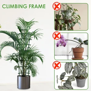 12Pcs Garden Growing Plant Climbing Trellis Potted Vegetable Trellis Reusable Vegetable Support Stake Decorative Plant Pot Cages