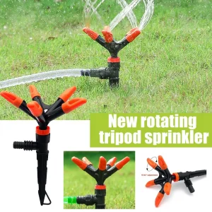 360-degree Rotating 5-nozzle Automatic Sprinkler For Watering Flowers, Vegetables, Water Pipes, Garden Lawn Irrigation Ground