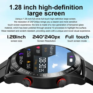 2026 New Outdoor Sports Smart Watch Men BT Call 1.53 inch AMOLED Screen Sports Watch ECG+PPG Health Smartwatch For Android IOS