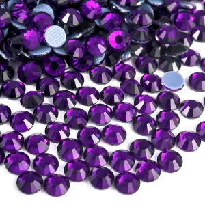 BOBOHOO Multi-color SS6-SS30 Glass Crystal Hot Fix Rhinestones Flatback Iron On Stone For DIY Nail Art Fabric Clothes Decoration