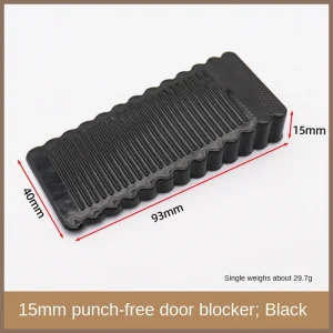 Safety Silicone Door Stop Block Wedge  Stop Door Stopper Home Offices Door Rear Retainer Impact Stopper Rubber Stops No Drill