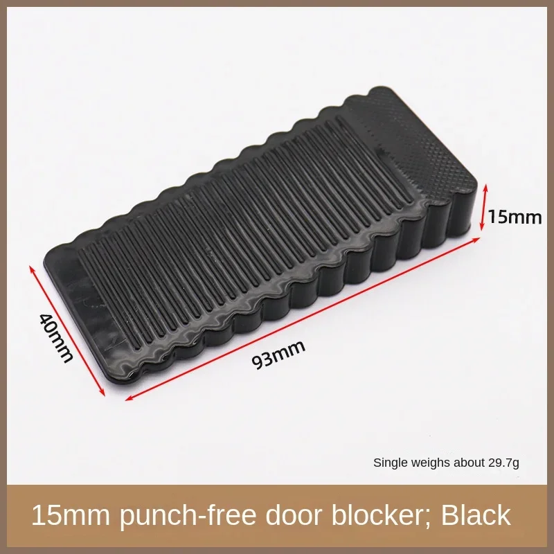 Safety Silicone Door Stop Block Wedge Stop Door Stopper Home Offices Door Rear Retainer Impact Stopper Rubber Stops No Drill - Image 10