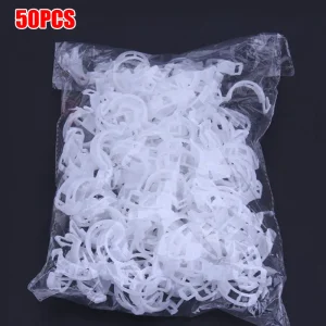 Plant Clips Supports Reusable Plastic Connects Fixing Vine Tomato Stem Grafting Vegetable Plants Orchard and Garden Tools