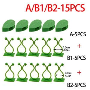 Plant Vine Traction Holder Invisible Plant Climbing Wall Fixture Clips Self-Adhesive Hook Indoor Outdoor Twisted or Fastened