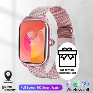 2026 New Fashion Smart Watch Wireless Phone Call Heart Rate Blood Oxygen/Pressure Monitoring Outdoor Sports Smartwatch Women Men