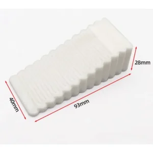 Front Door Stopper: Anti-collision, Movable Rubber Doorstop for Household Use.  Wedge-shaped Hardware for Home Applications