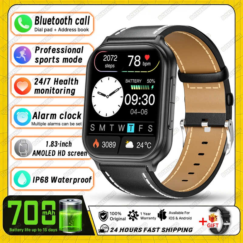 2026 New Smart Watch Outdoor Sports Fitness Men Women Heart Rate GPS Track IP68 Waterproof Bluetooth Call Smartwatch Fro Xiaomi - Image 17