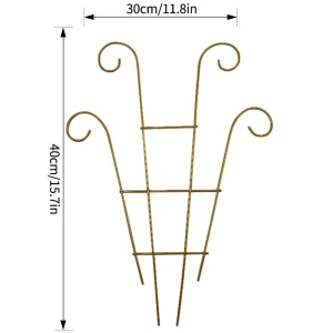 Climbing Plant Trellis Plant Support Garden Stake Stand Climbing Rack Iron Flower Trellis Frame Stand Holder Garden Decor