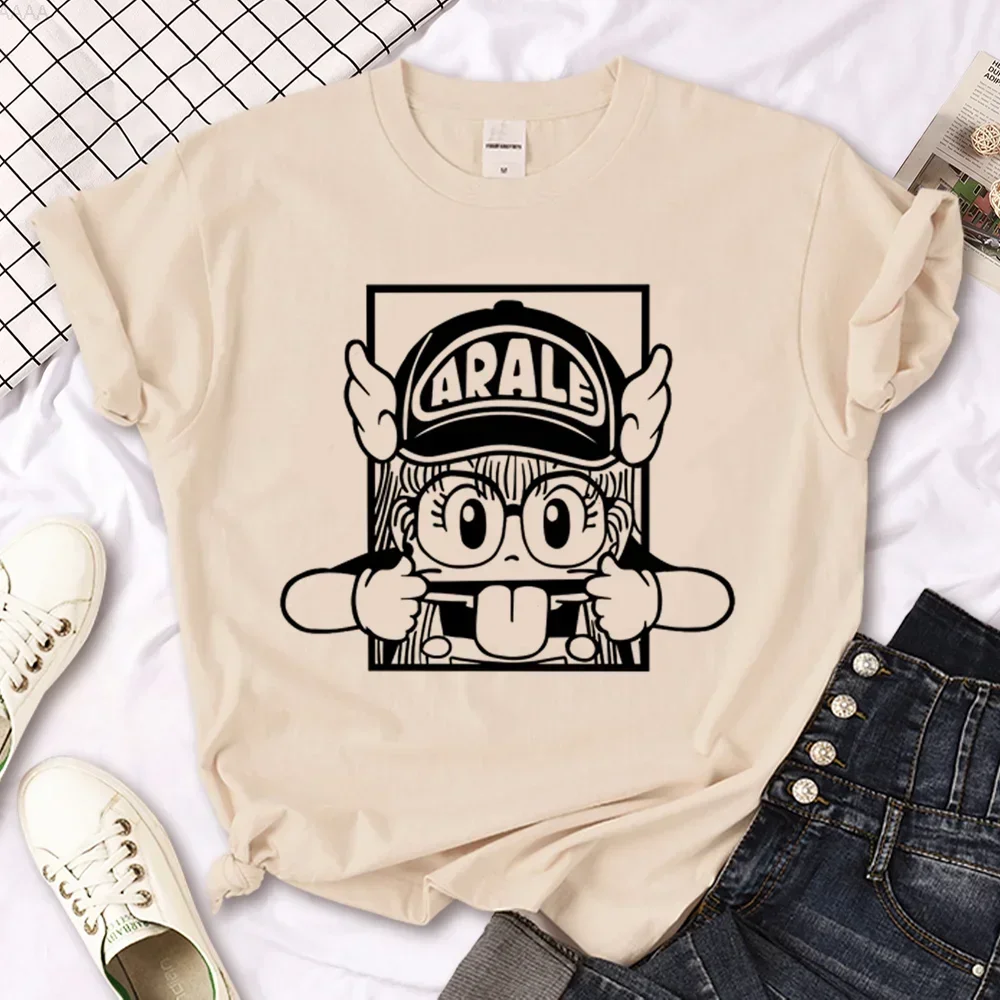 Arale T-shirt female designer Japanese women's casual loose fitting T-shirt girl designer Harajuku clothing - Image 2