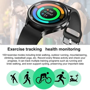 2025 New Watch 6 Smart Watch Men 1.46 inch GPS Sports Fitness Tracker Custom Dial Clock Heart Rate BT Calling SmartWatch Women
