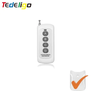433Mhz Remote Control Learning Code 1527 RF Module Wireless 2/4/6/8 Button Antenna Reach 1000m Long Range Door Opener no clone