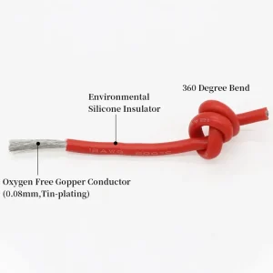 (5 Colors Mix Kit)Heat Resistant Flexible Silicone Wire 30/28/26/24/22/20/18/16AWG Stranded Cable Electrical Tinned Copper Wires