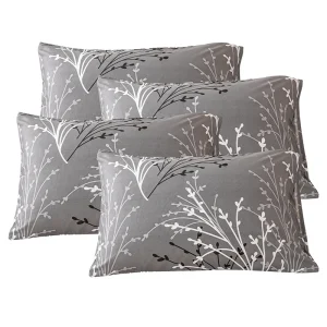 2pcs/4pcs Floral Pattern Pillow Cover Set (Pillow Inner Not Included), Soft & Comfortable, Suitable For All Seasons