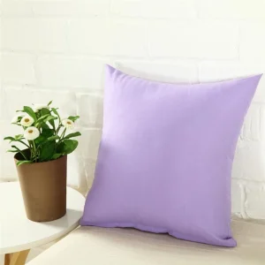 40*40cm Pillow Case Solid Color Sofa Cushion Backrest Pillowcase Family Living Room Cushion Waist Cushion Cover For Household