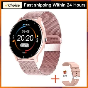 LIGE New Smart Watch Women Men Ladies Gift Sport Fitness Men Watches Heart Rate Monitoring Waterproof Smartwatch For Android IOS