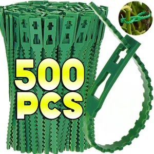Reusable Garden Cable Ties Plant Vine Tree Shrubs Support Fastener Locking Nylon Adjustable Zipper Cables Ties Organizer Tools