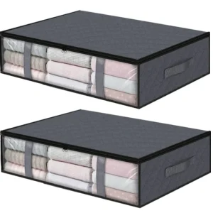 Under bed Storage Bag For Portable Foldable Quilt Bags Wardrobe Clothes Organizer Storage Box Dustproof Organizer Large Capacity
