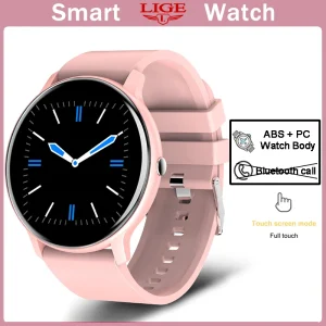 LIGE Ladies Smart Watch Bluetooth Call Watch Sport Fitness Heart Rate Monitor Blood Oxygen Lady Smartwatch For Women IOS Android